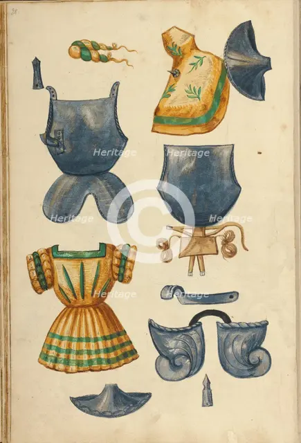 Tournament Armor, about 1560-1570. Creator: Unknown.