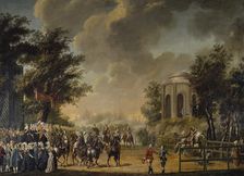 Tournament at the Fête de Diane. Creator: Per Hillestrom