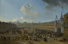 Tournament at the Place des Vosges in Paris, 1665. Creator: Pieter Wouwerman