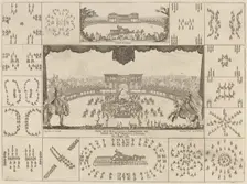 Tournament Executed in Florence for the Marriage of Grand Duke Ferdinand II, 1637. Creator: Stefano della Bella