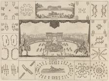 Tournament Executed in Florence for the Marriage of Grand Duke Ferdinand II, 1637. Creator: Stefano della Bella