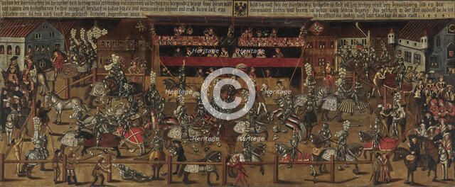 Tournament in Antwerp, 1498. Creator: Anonymous.