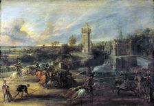 Tournament in front of Castle Steen 1635-1637. Artist: Peter Paul Rubens
