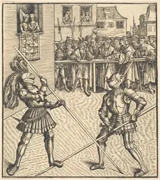 Tournament on the Occasion of the Festivity of the Marriage, 1514/1516. Creator: Leonhard Beck