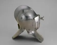 Tournament Sallet (Rennhut) with Buffe, Saxony, c. 1570/1600. Creator: Unknown