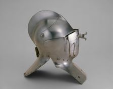 Tournament Sallet (Rennhut) with Buffe, Saxony, c. 1570/1600. Creator: Unknown