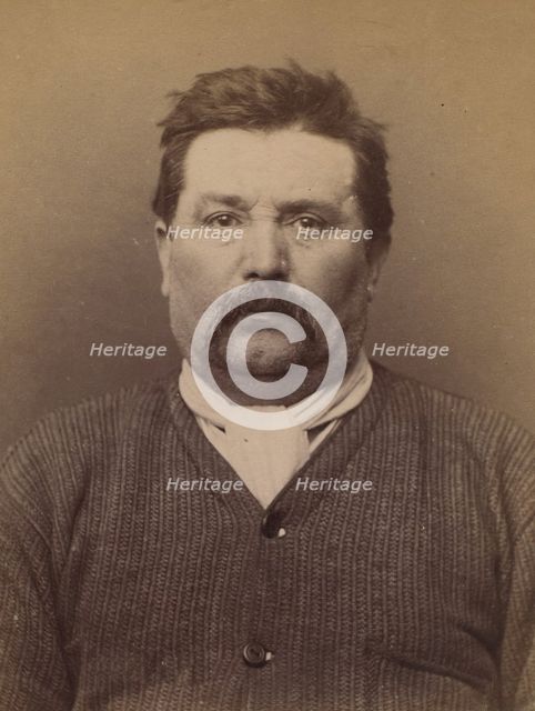 Tournan. Pierre. 49 ans, né à Bouzouville (Moselle). Fabricant de couronnes. Anarchiste. 6..., 1894. Creator: Alphonse Bertillon.