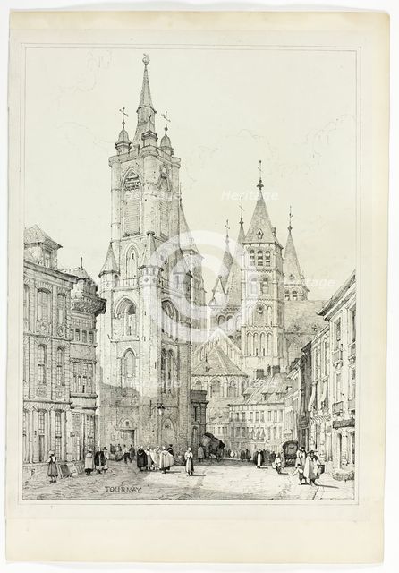 Tournay, 1833. Creator: Samuel Prout.