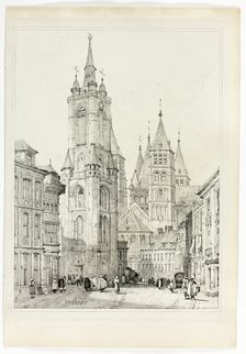 Tournay, 1833. Creator: Samuel Prout