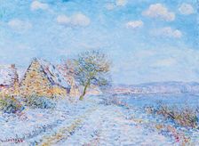Tournedos-sur-Seine. Neige, givre, soleil, 1899-1900. Creator: Loiseau, Gustave (1865-1935)