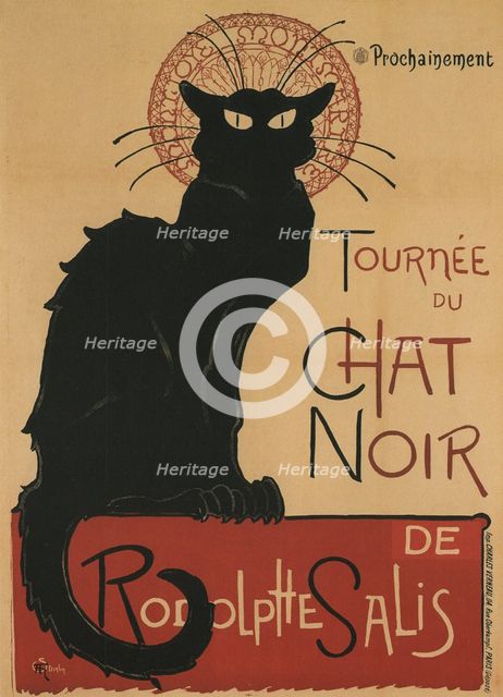 Tournee du Chat Noir, 1896. Artist: Steinlen, Théophile Alexandre (1859-1923)
