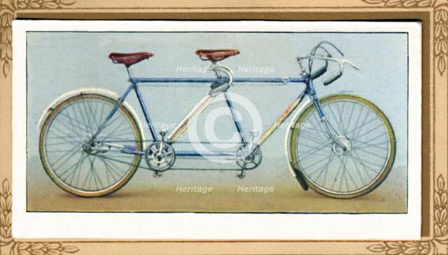 'Touring Tandem', 1939. Artist: Unknown.