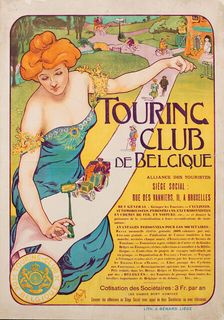 Touring Club de Belgique, 1901. Creator: Gaudy, Georges (1872-1940)
