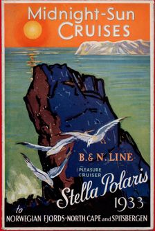Tourist Brochure for the Norwegian Fiords and North Cape, 1933