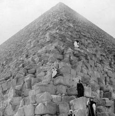 Tourist's Corner the Great Pyramid of Giza, Egypt, 20th century