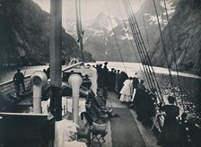 Tourist Steamer in Trold Fjord 1914. Creator: Unknown