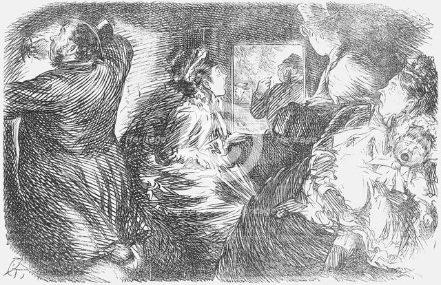 "Tout Vient À Qui Sait Attendre", 1875.  Creator: Charles Samuel Keene.
