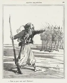 Tout ça pour moi seul! Flatteurs!, 1870. Creator: Cham