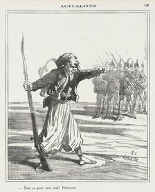 Tout ça pour moi seul! Flatteurs!, 1870. Creator: Cham