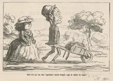 Tout n'est pas rose dans l'agriculture ..., 19th century. Creator: Honore Daumier