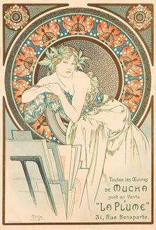 Toutes les Oeuvres de Mucha, 1898. Creator: Alphonse Mucha