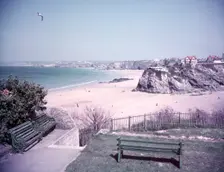Towan Sands, Newquay, Cornwall, c1955. Creator: Arthur Charles Kirby Ware