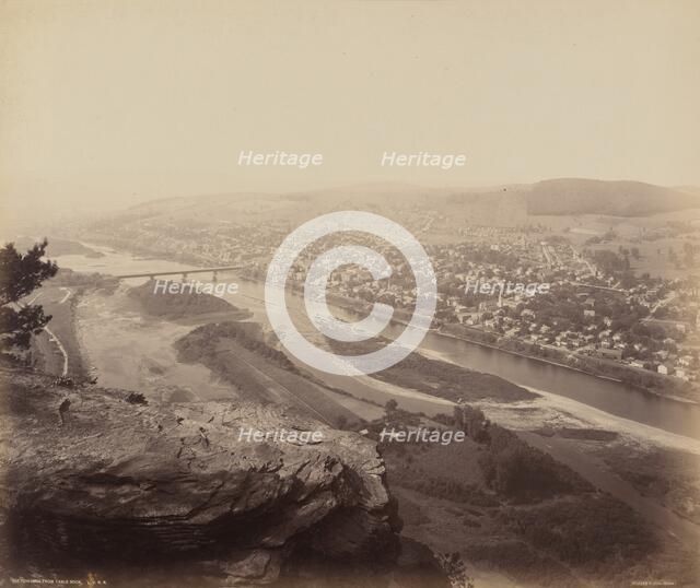 Towanda From Table Rock, c. 1895. Creator: William H Rau.