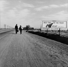 Toward Los Angeles, California, 1937. Creator: Dorothea Lange