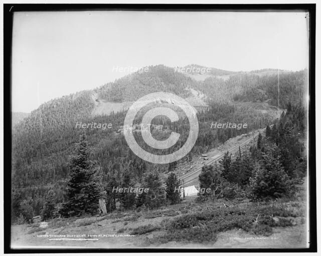 Towards Duffield's from St. Peter's, Colorado, C.S. & C.C., c1900. Creator: William H. Jackson.