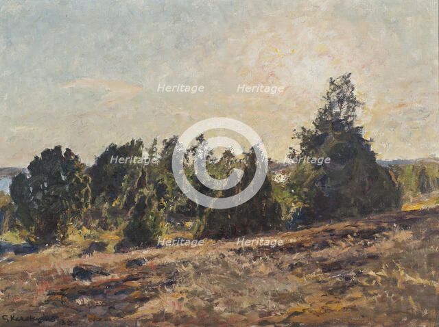 Towards Evening. Horsö in The Tjust archipelago, 1932. Creator: Gottfrid Kallstenius.