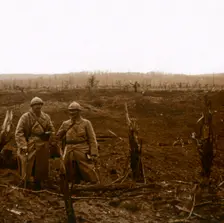 Towards La Malmaison, northern France, c1914-c1918