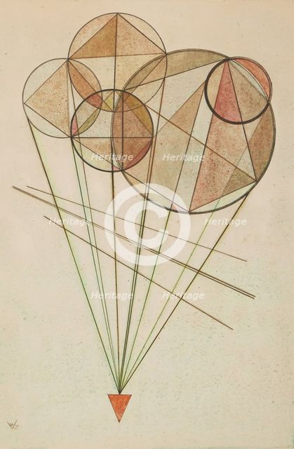 Towards One Point, 1928. Creator: Vassily Kandinsky.