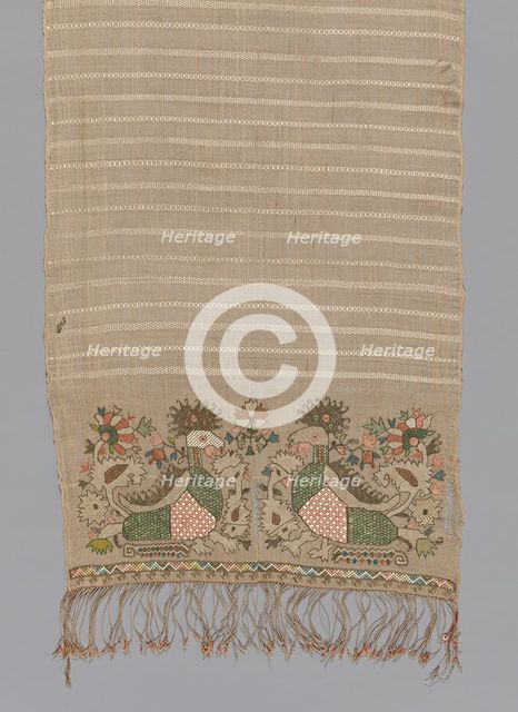 Towel, Greece, 18th century. Creator: Unknown.