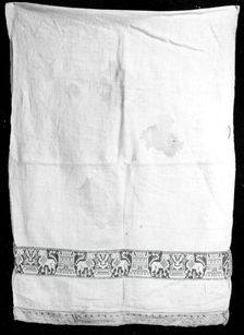 Towel, Italy, 17th century. Creator: Unknown