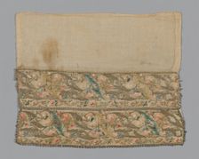 Towel or Napkin (Altered), Turkey, 1775/1825. Creator: Unknown