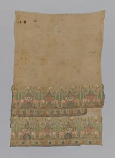 Towel or Napkin (Altered), Turkey, 18th/19th century. Creator: Unknown