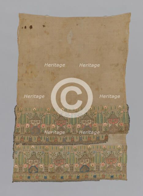 Towel or Napkin (Altered), Turkey, 18th/19th century. Creator: Unknown.