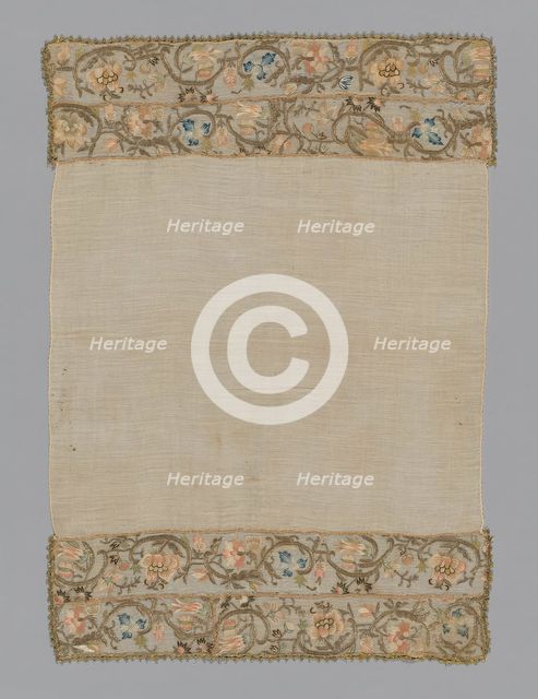 Towel or Napkin (Altered ?), Turkey, 19th century. Creator: Unknown.