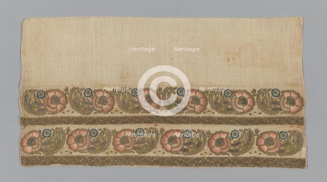 Towel or Napkin (Altered), Turkey, 19th century. Creator: Unknown.