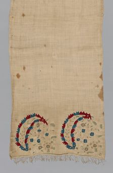 Towel or Napkin (?), Turkey, 17th century. Creator: Unknown
