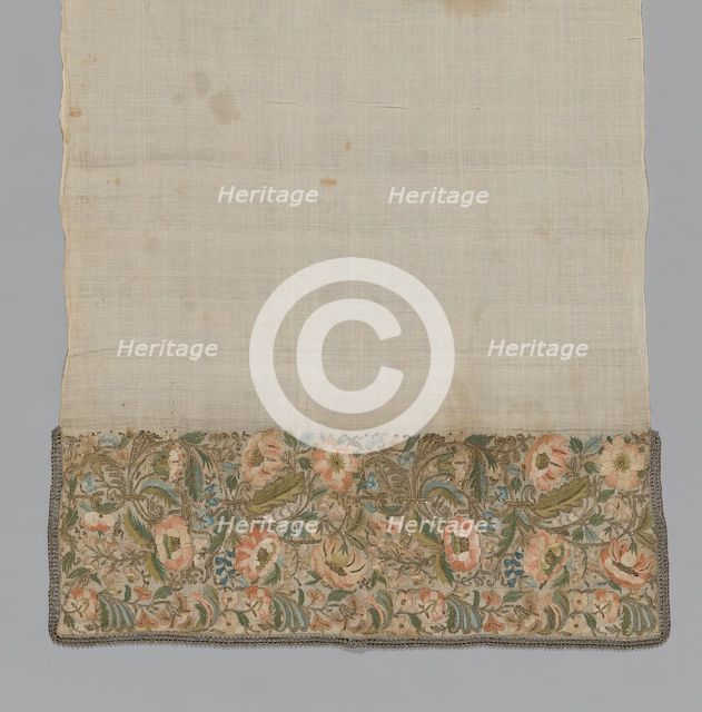 Towel or Napkin, Turkey, 1850/1900. Creator: Unknown.