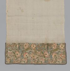 Towel or Napkin, Turkey, 1850/1900. Creator: Unknown