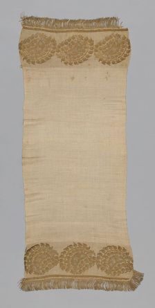 Towel or Napkin, Turkey, 1850/1900. Creator: Unknown