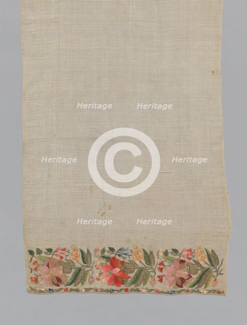 Towel or Napkin, Turkey, 1875/1900. Creator: Unknown.
