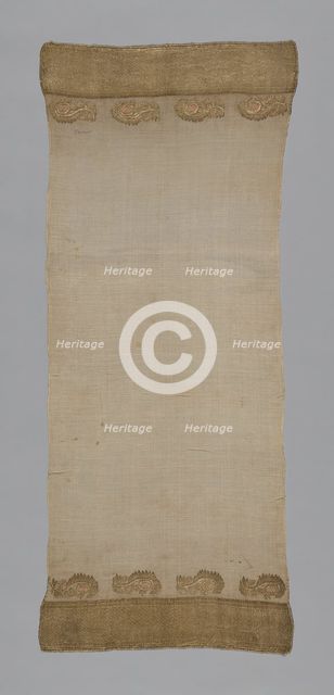 Towel or Napkin, Turkey, 1875/1900. Creator: Unknown.