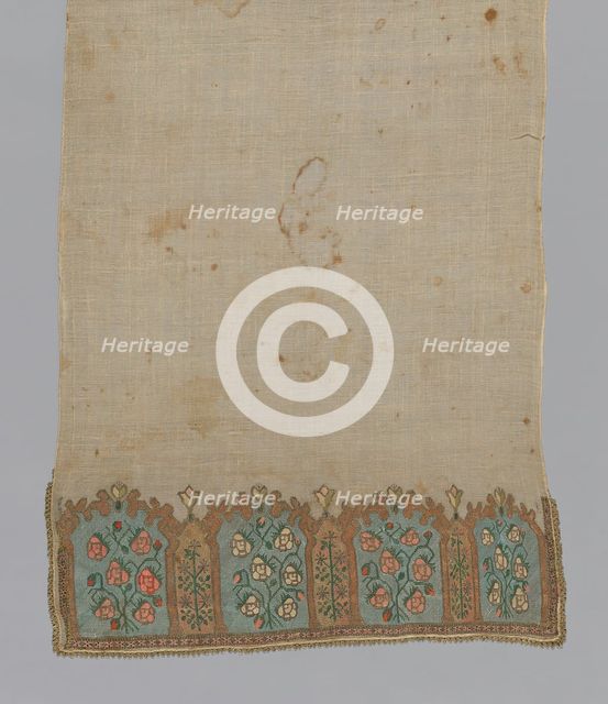 Towel or Napkin, Turkey, 18th century. Creator: Unknown.