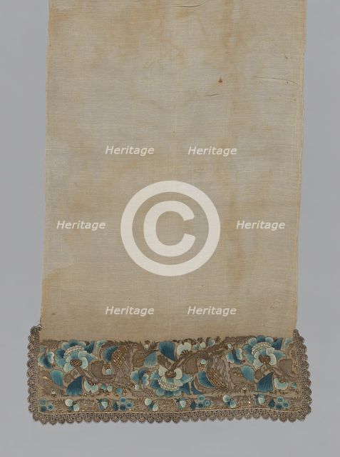 Towel or Napkin, Turkey, 19th century. Creator: Unknown.