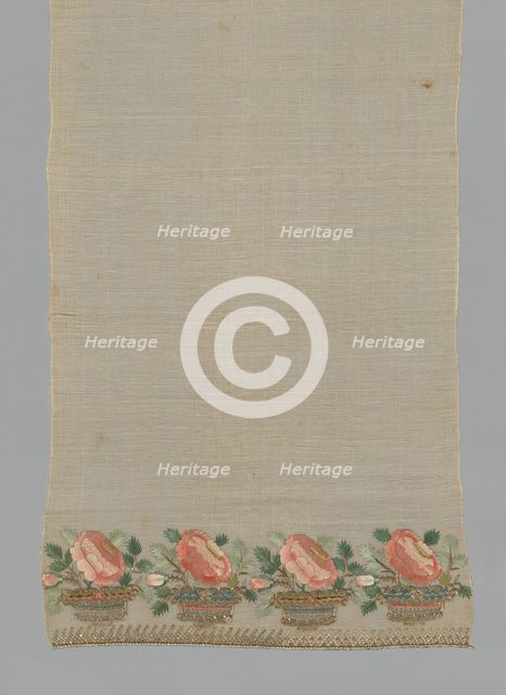 Towel or Napkin, Turkey, 19th century. Creator: Unknown.