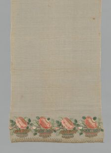 Towel or Napkin, Turkey, 19th century. Creator: Unknown