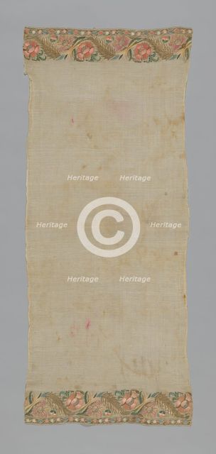 Towel or Napkin, Turkey, 19th century. Creator: Unknown.